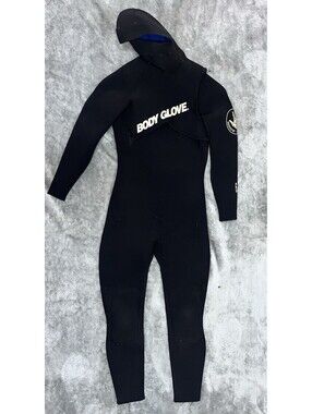 Body Glove Men's Medium Hooded Black Wetsuit 6.5 Density